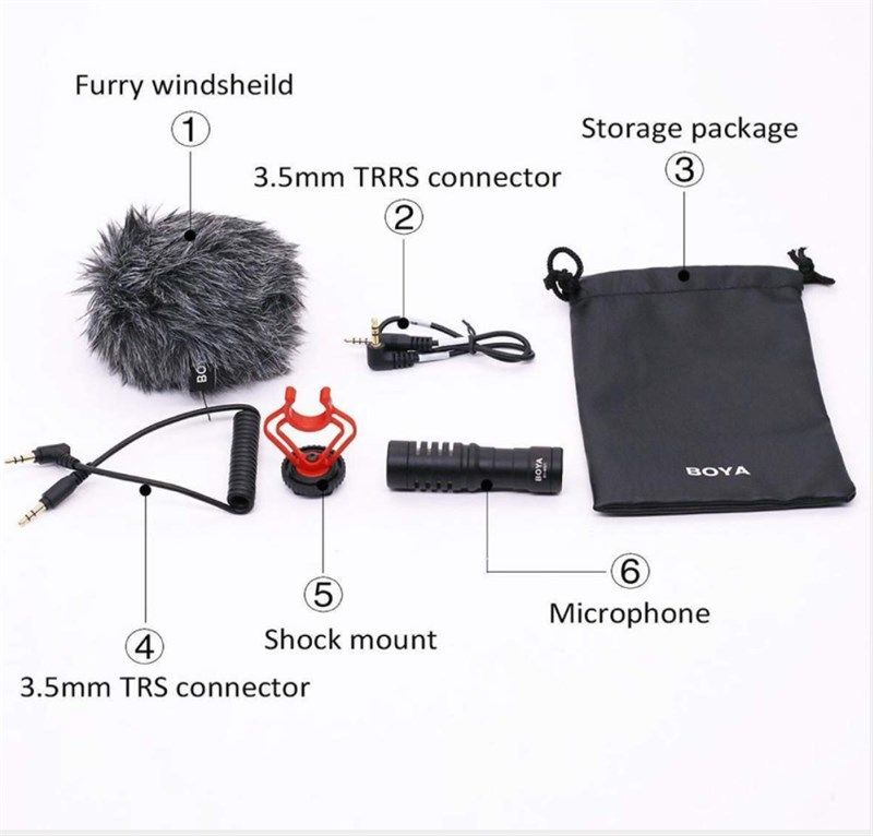 Boya BY-MM1 Vlogger ve Youtuber Condenser Mikrofon