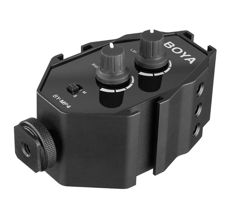 Boya BY-MP4 Telefon ve Kamera Mikrofon Ses Mikseri