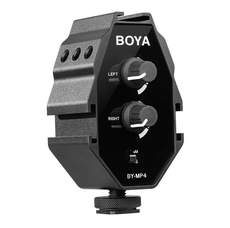 Boya BY-MP4 Telefon ve Kamera Mikrofon Ses Mikseri