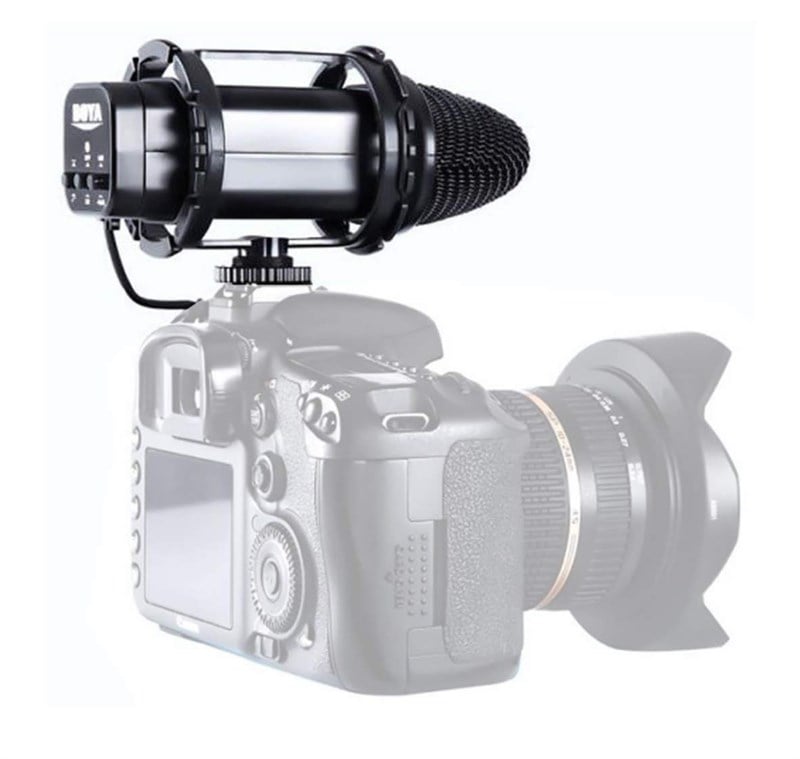 Boya BY-V02 Condenser DSLR Kamera Mikrofonu