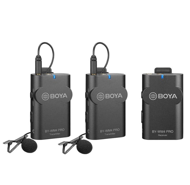 Boya BY-WM4 Pro K2  Telefon ve Tablet için Youtuber İkili Yaka Mikrofonu 