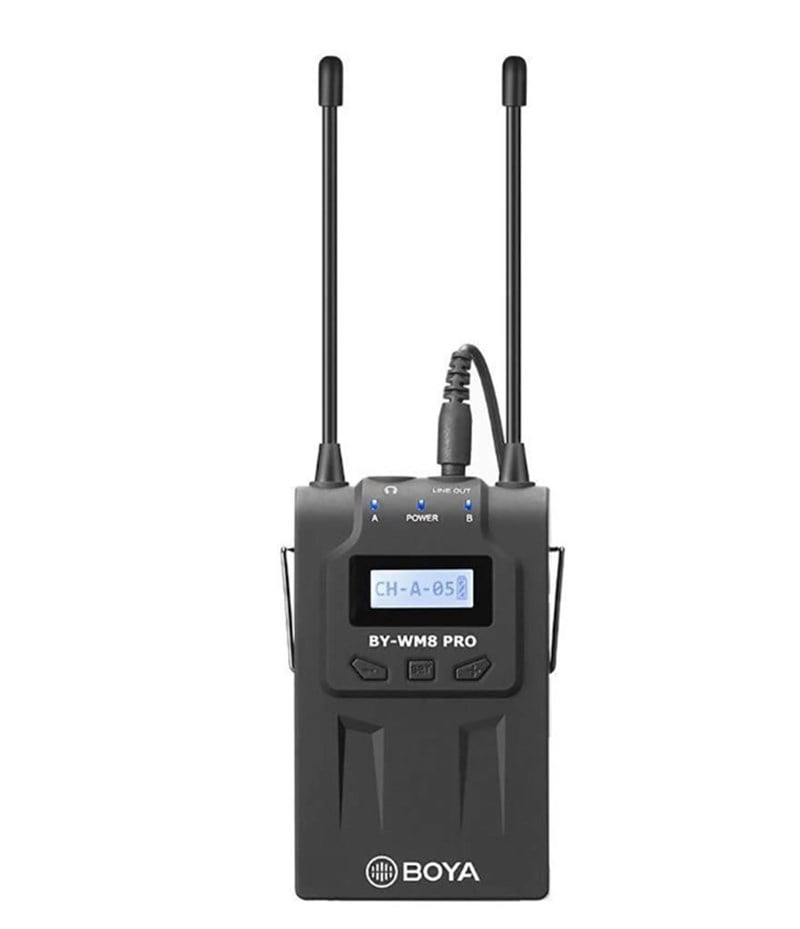 Boya BY-WM8 Pro Kit-3 Youtuber Vlogger Kablosuz El Mikrofon Seti