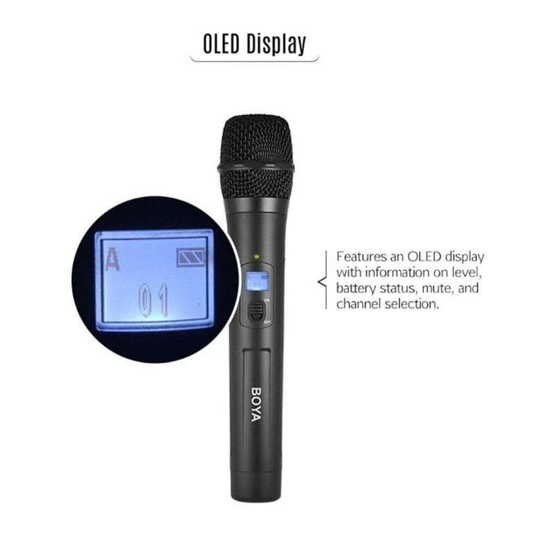 Boya BY-WM8 Pro Kit-3 Youtuber Vlogger Kablosuz El Mikrofon Seti