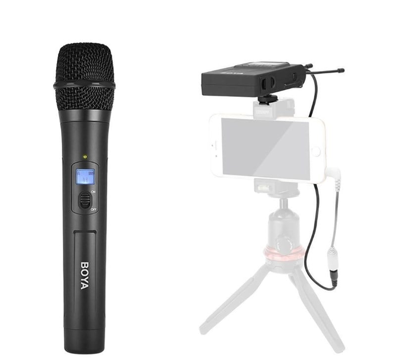 Boya BY-WM8 Pro Kit-3 Youtuber Vlogger Kablosuz El Mikrofon Seti