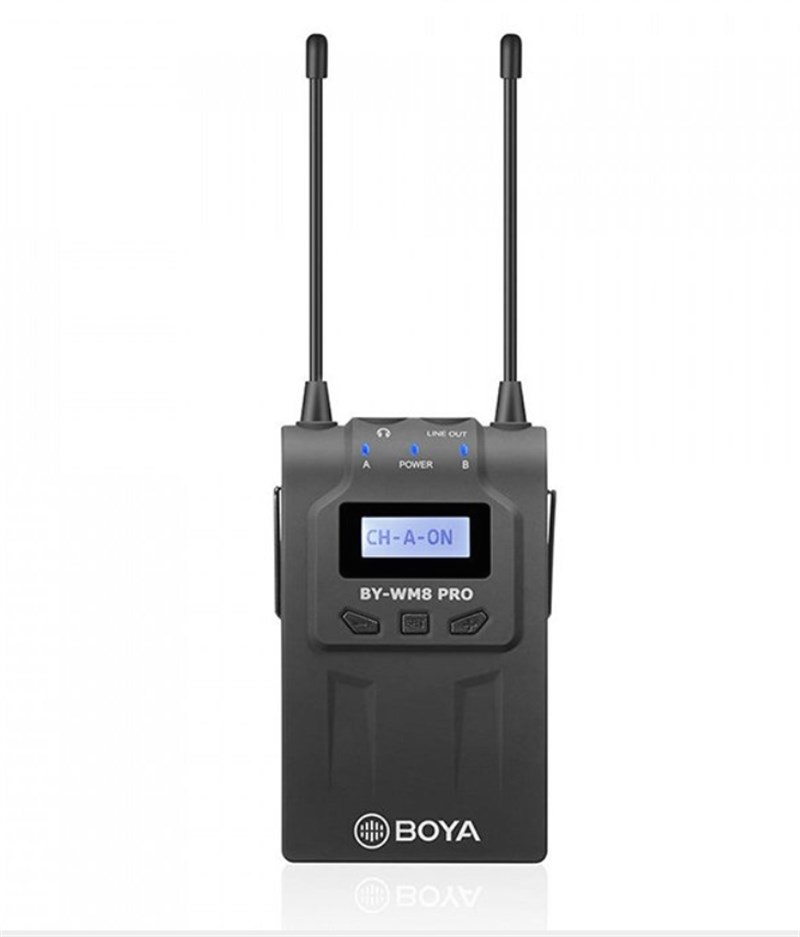 Boya RX8 Pro İki Mikrofon Destekli Kablosuz Alıcı