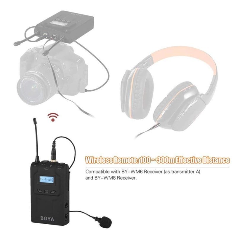 Boya TX8 Pro Kablosuz Mikrofon Vericisi 