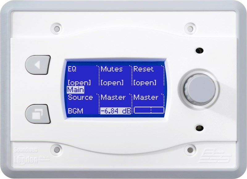 BSS Audio BLU-10 Programlanabilir Beyaz Duvar Tipi Ses Kontrol Ünitesi