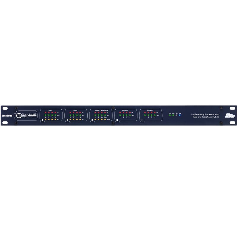 BSS Audio BLU-102 AEC ve Telefon Hibrid Sinyal İşlemci