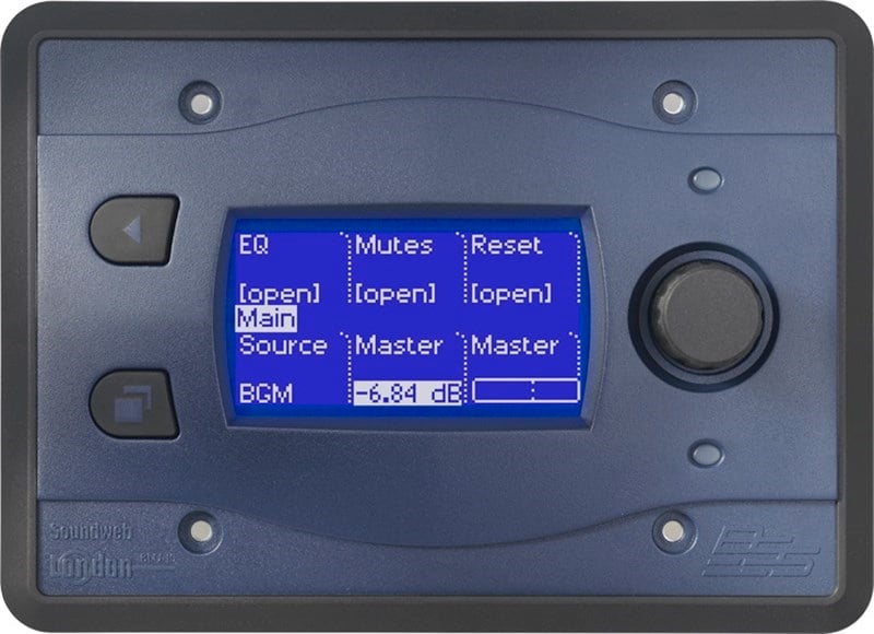 BSS Audio BLU-10M Programlanabilir Mavi Duvar Tipi Ses Kontrol Ünitesi