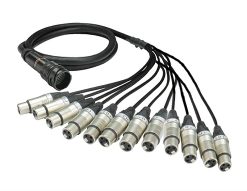 Cabrox SN12-MPF 12 Kanal Dişi XLR Konnektör