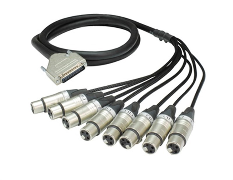Cabrox SN8-DBF 8 Kanal Dişi XLR Konnektör