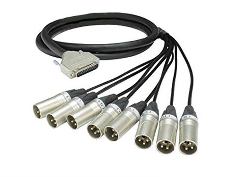 Cabrox SN8-DBM 8 Kanal Erkek XLR Konnektör