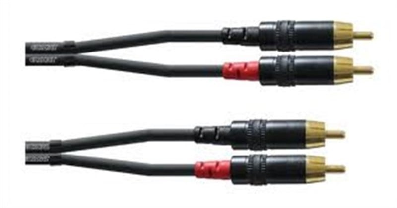 Cordial CFU 3 CC Stereo RCA Unbalaced Twin Kablo