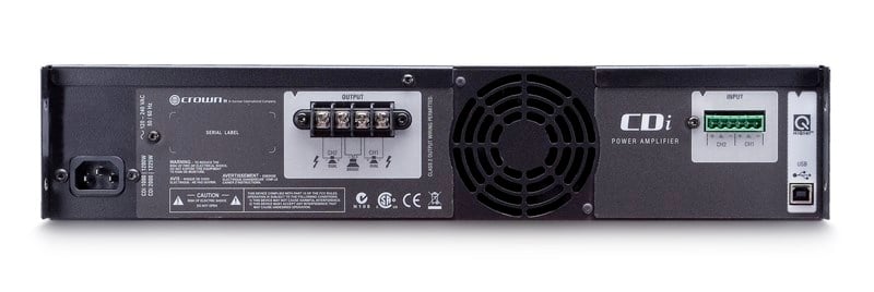 Crown CDi 1000 Power Amplifier 2x500 Watt 4 ohm 100V