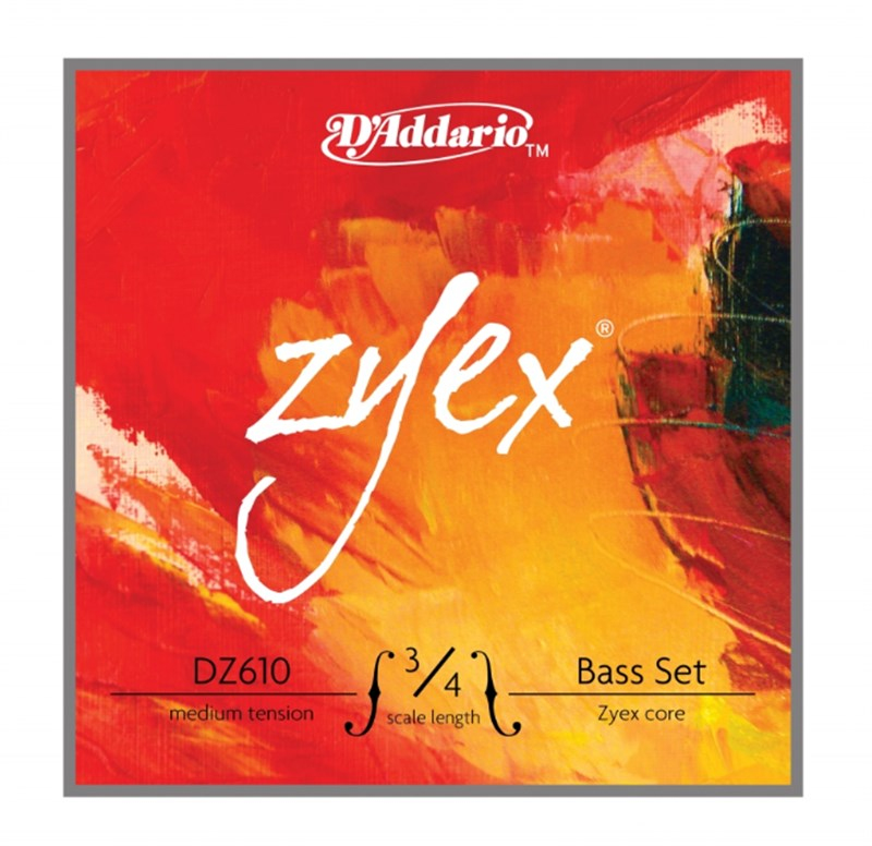 D'Addario DZ610 3/4M Zyex Kontrabas Teli