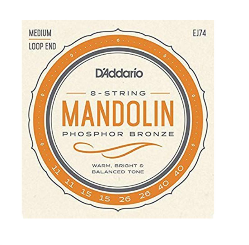 D'Addario EJ74 Mandolin Teli Phosphor Bronze