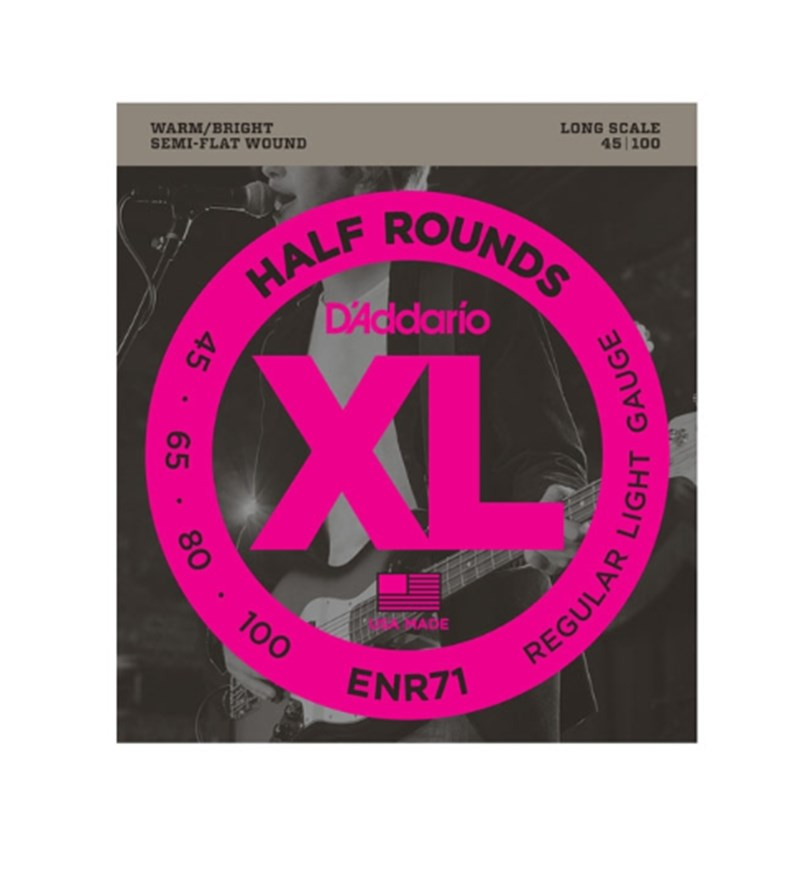 D´Addario ENR71 Bas Gitar Teli Half Rounds (45-100)