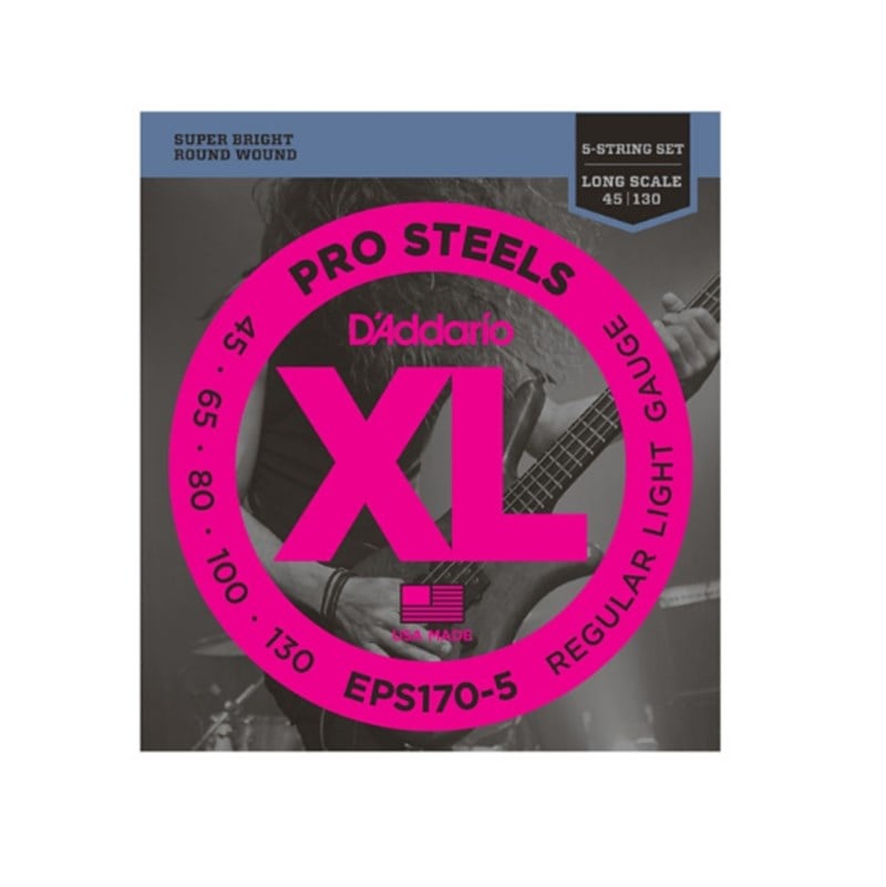 D'Addario EPS170-5 Bas Gitar Teli (45-130)