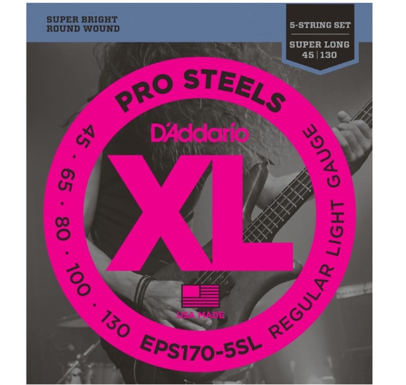 D'addario EPS170-5SL Bas Gitar Teli (45-130)