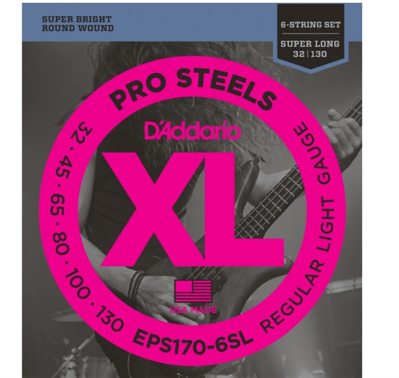 D'addario EPS170-6SL Bas Gitar Teli (32-130)