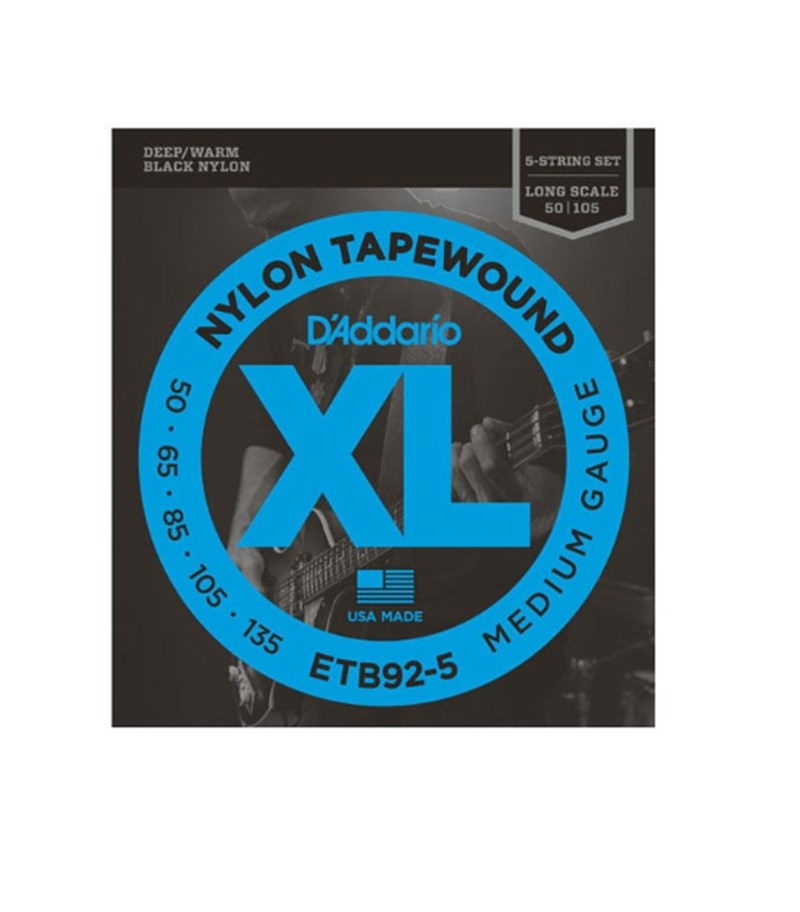 D'Addario ETB92-5 Bas Gitar Teli Uzun Ölçek 50-135
