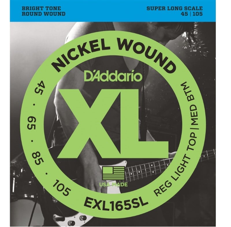 D'addario EXL165SL Bas Gitar Teli (45-105)