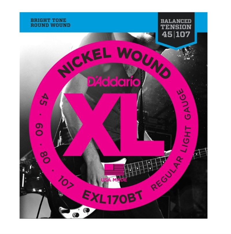 D'Addario EXL170BT Bas Gitar Teli (45-107)