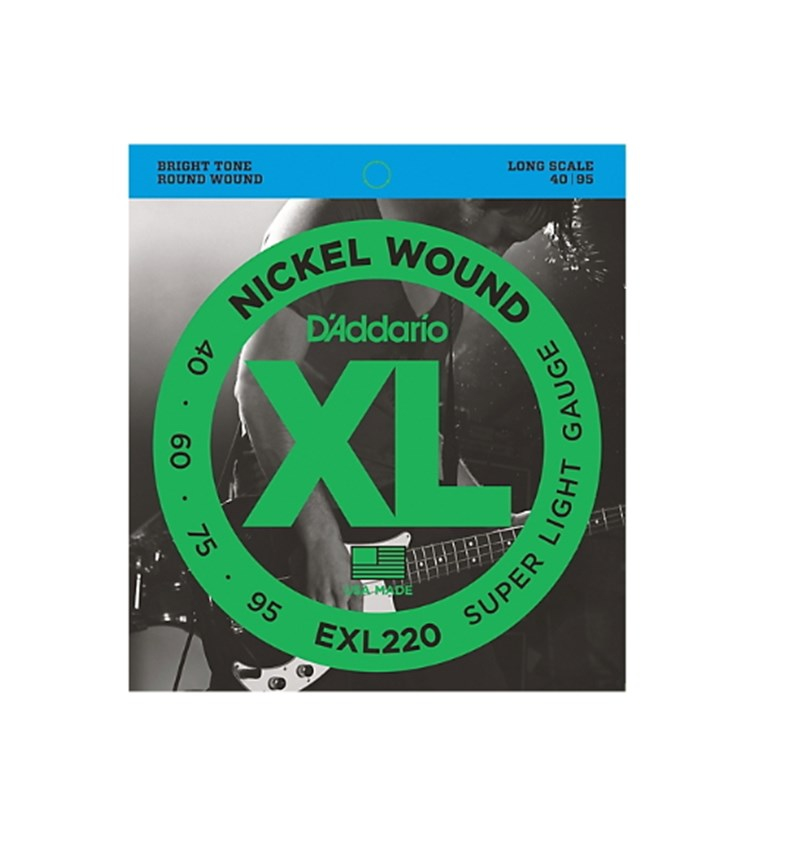 D'Addario EXL220 Bas Gitar Teli Uzun Ölçek 40-95