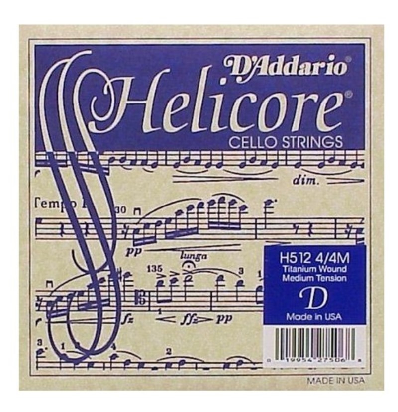 D'Addario H512 Çello Teli Helicore 4/4 (Re)