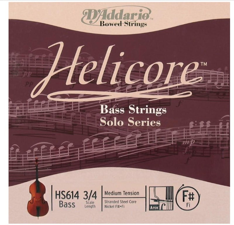 D'Addario HS614 Helicore Tek Kontrabas Teli (Fa)
