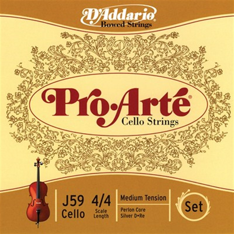 D'Addario J59 4/4M Pro-Arte Çello Teli 4/4