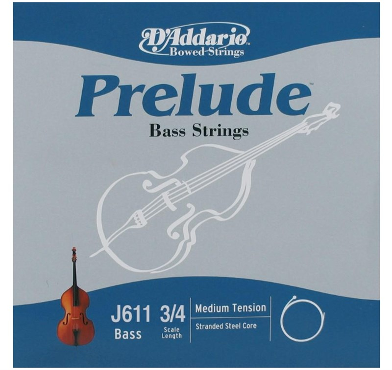 D'Addario J611 Tek Kontrabas Teli Prelude (Sol)