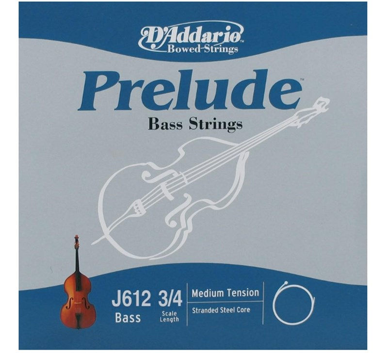 D'Addario J612 Prelude Tek Kontrabas Teli (Re)
