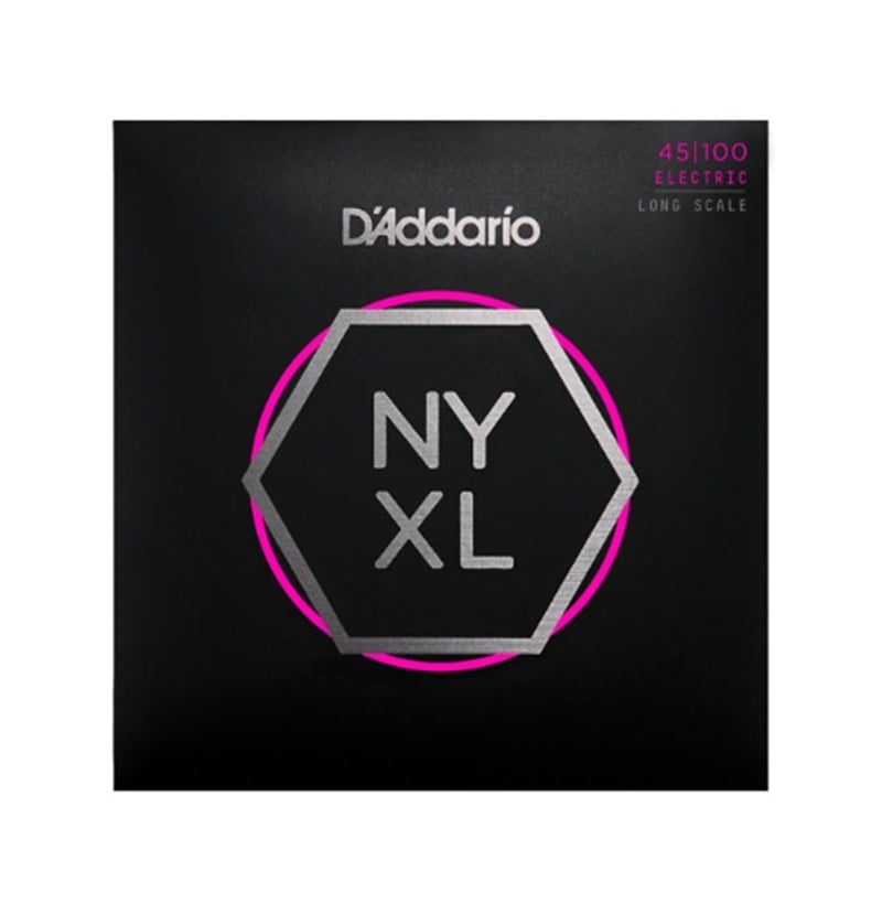 D'Addario NYXL45100 Long Scale Bas Gitar Teli (45-100)