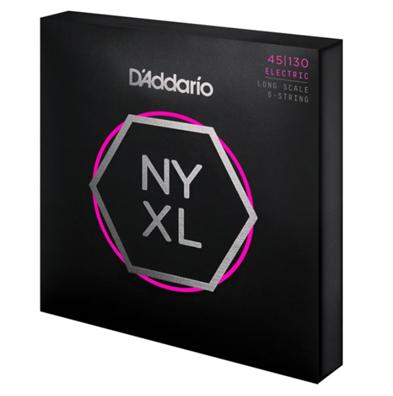 D'Addario NYXL45130 Long Scale Bas Gitar Teli (45-130)