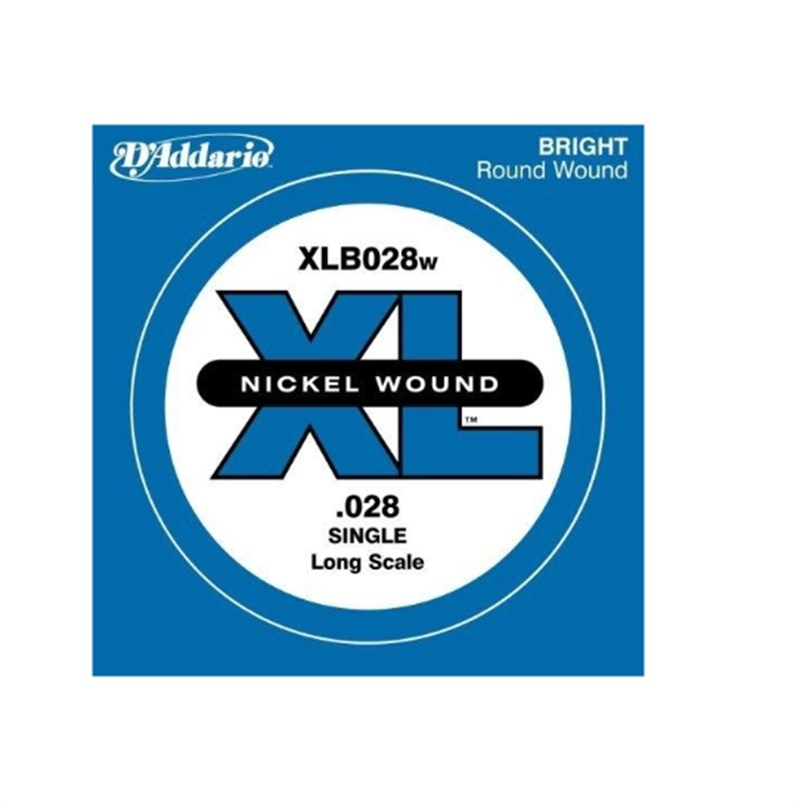 D'Addario XLB028W Bas Gitar Teli Tek (Do)