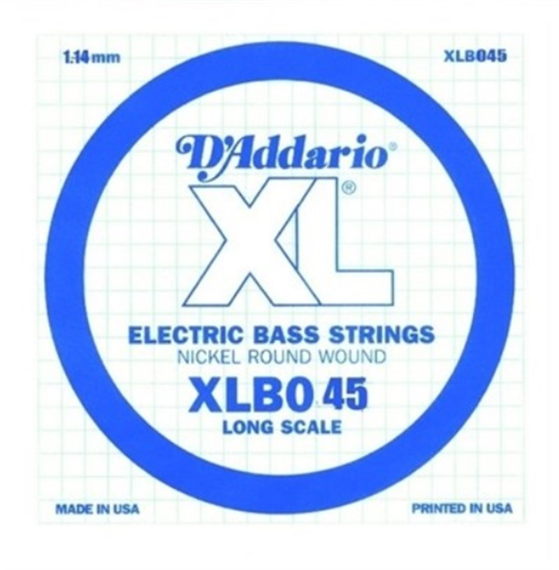 D'Addario XLB045 Tek Bas Gitar Teli (Sol)