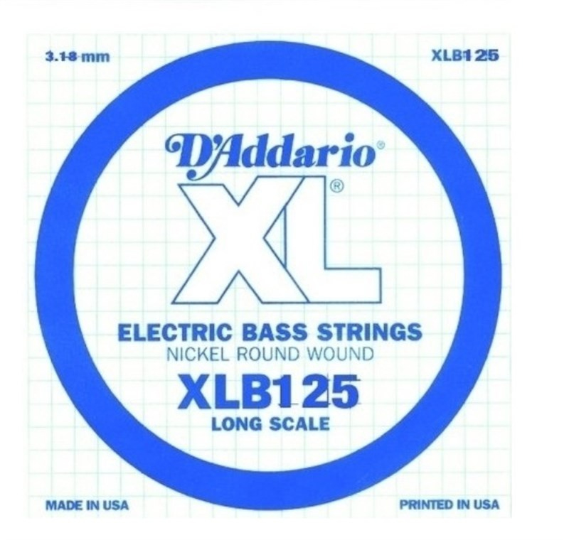 D'Addario XLB125 Nickel Wound Bas Gitar Teli (Si)