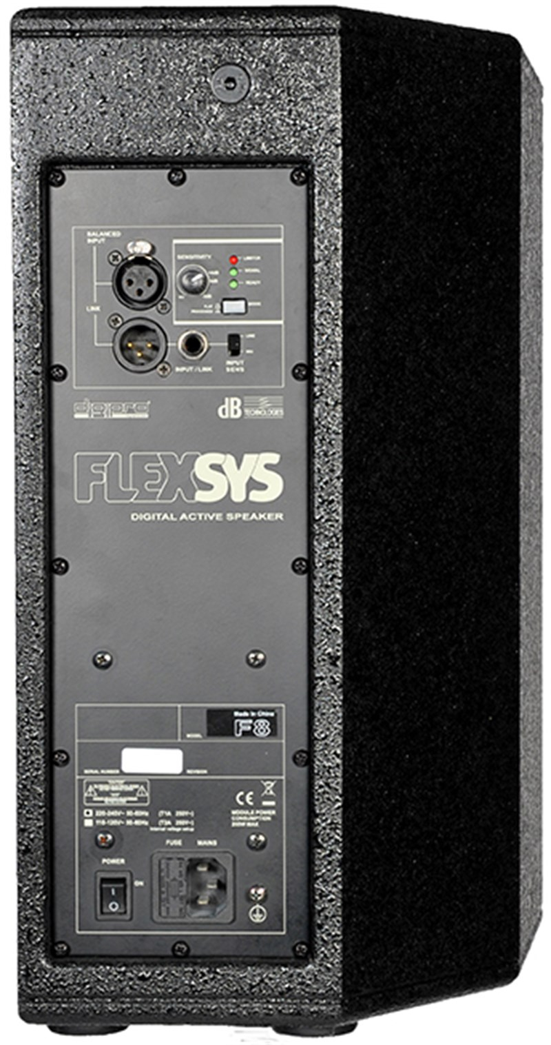 dB Technologies Flexsys F8 - 8 inç 400 Watt Aktif Kabin Hoparlör