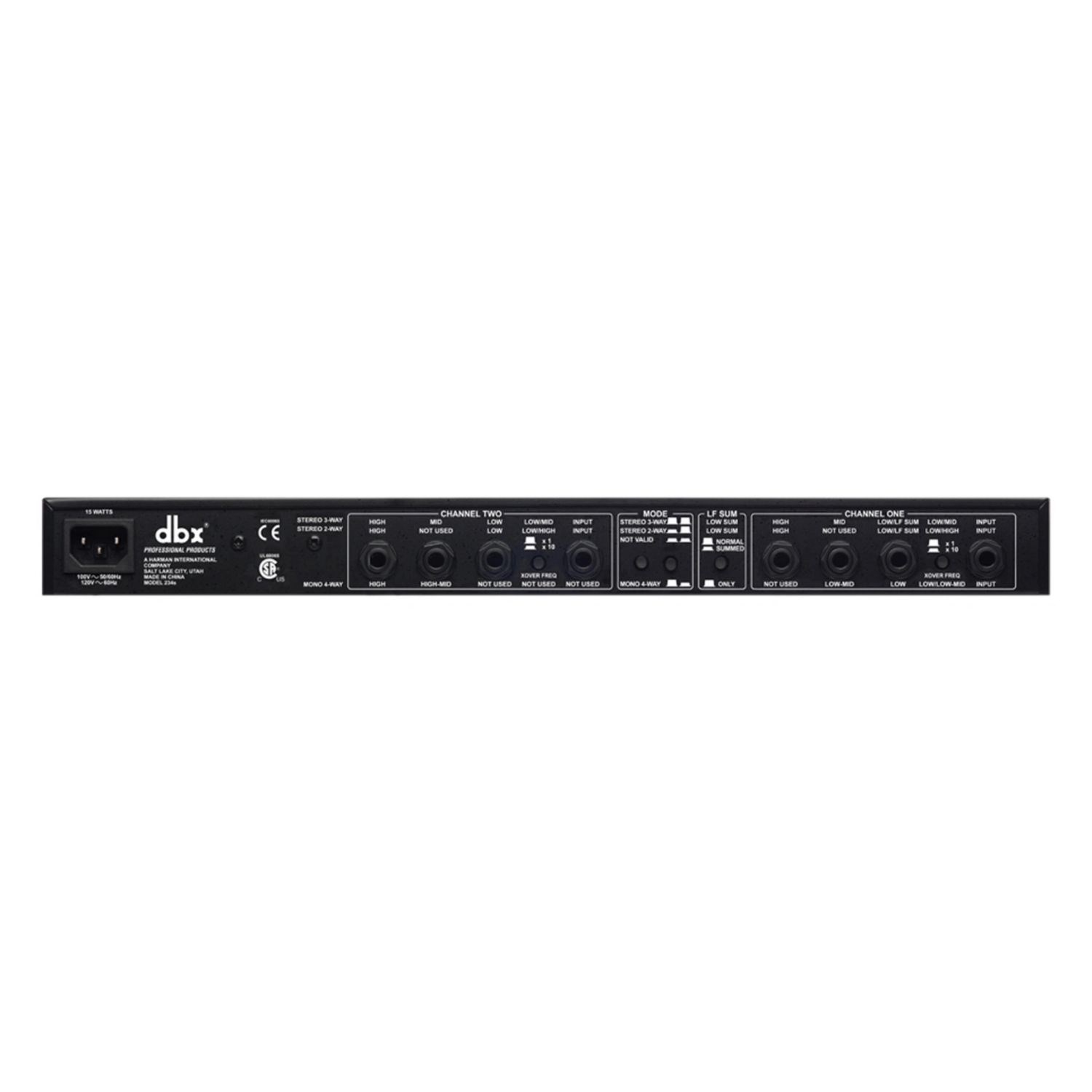 dbx 234s Stereo 2/3 Yollu Mono 4 Yollu Crossover