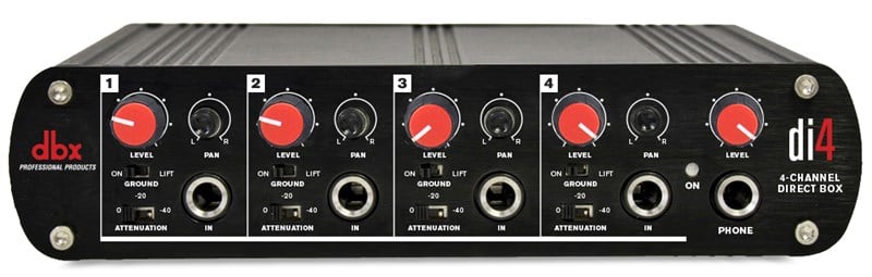 Dbx DI4 4 Kanal Aktif Direct Box