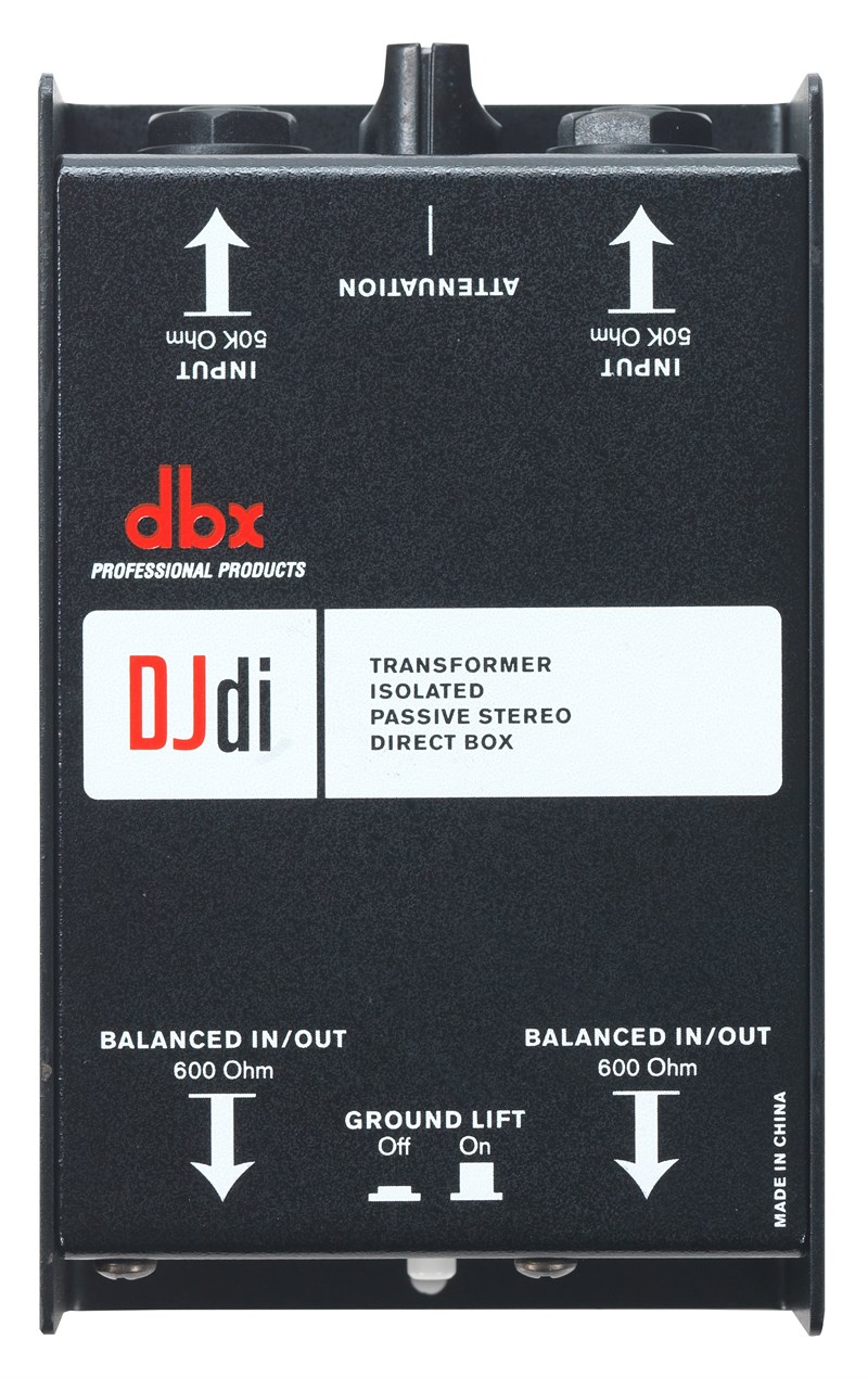 Dbx DJDI 2 Kanal Pasif Direct Box