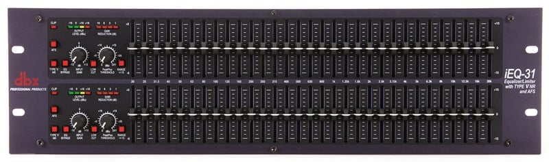 Dbx iEQ31 2x31 Band Dijital Grafik Ekolayzer/Limiter Type V