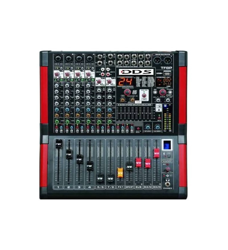 Dds d8 p2000 - 8 Kanal 2 x 1000 Watt Power Mikser