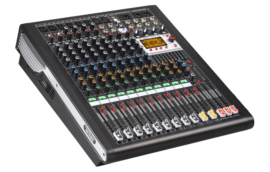 DDS DPX-PRO12 12 Kanal USB 4x1250 Watt Power Mikser