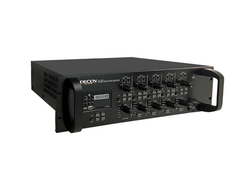 Decon DP-5200 4x200 Watt 4 ohm 100V 4 Bölge Mikser Anfi