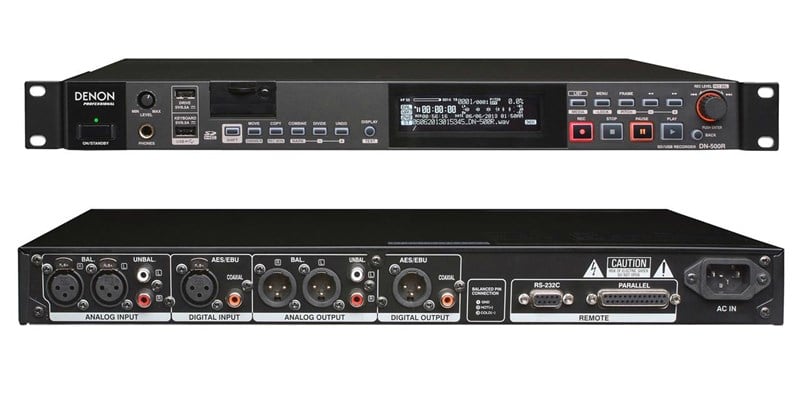 Denon DN-500 R MP3, WAV, AIFF, AAC playback USB Audio Recorder