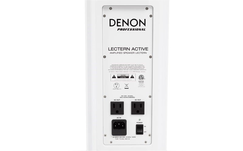 Denon Lectern Active Speaker Array-Beyaz Aktif Kürsü Hoparlör Set