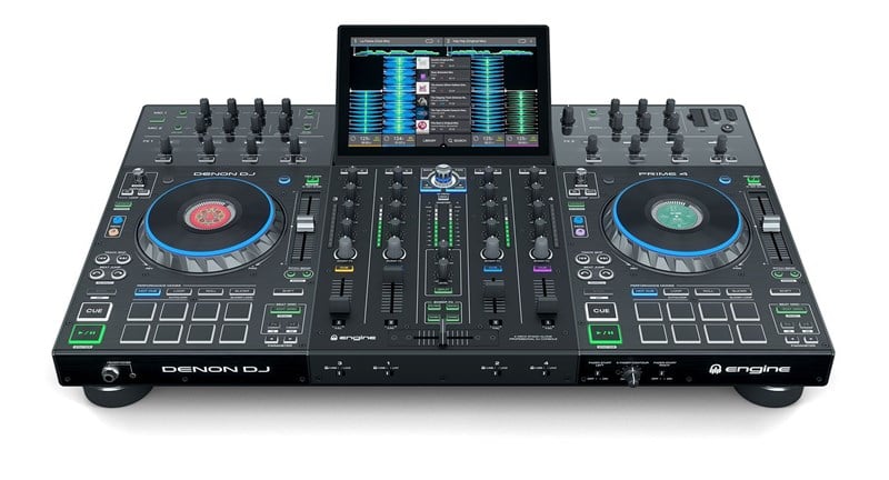 Denon Prime4 Profesyonel DJ Controller, Standalone Player, Engine Prime Sistemi