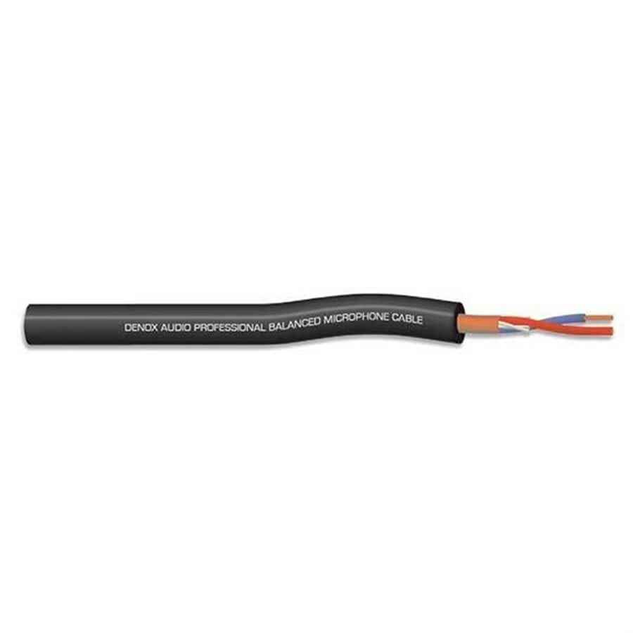 Denox DNX MIC 022 2x0,22 mm 1 Metre Siyah Mikrofon Kablosu